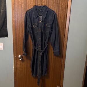 Joe Fresh Dark Wash Denim Dress-NWT